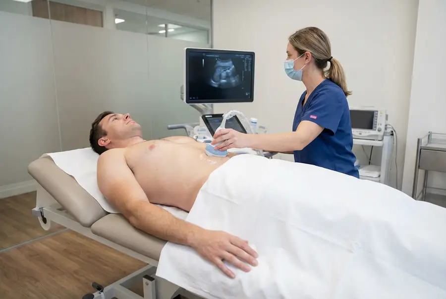 Ultrasound appointment illustration